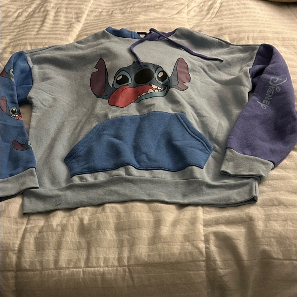 Disney Stitch Blue and Purple Hoodie